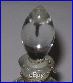 Vintage Christian Dior Baccarat Style Perfume Bottle Diorling 5 1/2 Ht
