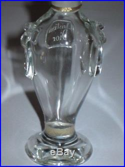 Vintage Christian Dior Baccarat Style Perfume Bottle Diorling 5 1/2 Ht