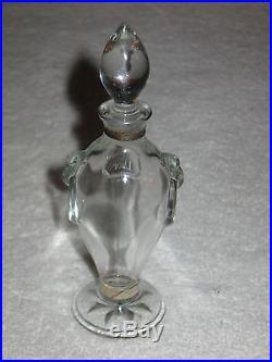 Vintage Christian Dior Baccarat Style Perfume Bottle Miss Dior, Empty, 5 1/2 Ht