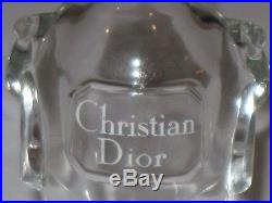 Vintage Christian Dior Baccarat Style Perfume Bottle Miss Dior Empty 6 5/8 Ht