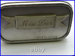 Vintage Christian Dior Miss Dior Glass Bottle with Stopper and Origianl Case