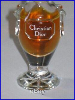 Vintage Christian Dior Perfume Bottle/Box Amphora Diorissimo 1/4 OZ 3/4 Full