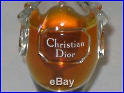 Vintage Christian Dior Perfume Bottle/Box Amphora Diorissimo 1/4 OZ 3/4 Full