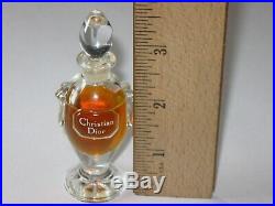 Vintage Christian Dior Perfume Bottle/Box Amphora Diorissimo 1/4 OZ 3/4 Full