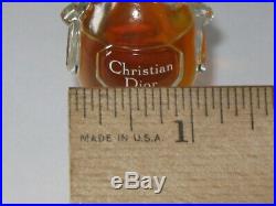 Vintage Christian Dior Perfume Bottle/Box Amphora Diorissimo 1/4 OZ 3/4 Full