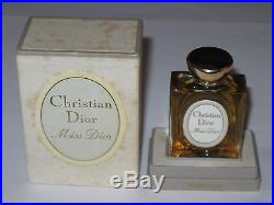 Vintage Christian Dior Perfume Bottle/Box Miss Dior 1/2 OZ/15 ML Unused/Full