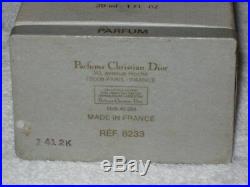 Vintage Christian Dior Perfume Bottle/Box Miss Dior 1 OZ/30 ML Open 3/4 Full