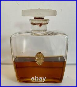 Vintage Chypre Perfume Cote Dore Dragonfly Stopper Lalique Bottle