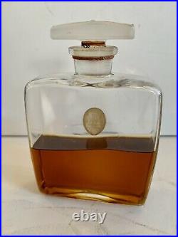 Vintage Chypre Perfume Cote Dore Dragonfly Stopper Lalique Bottle
