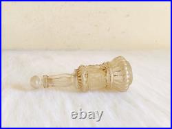 Vintage Clear Perfume Glass Bottle Decorative Collectible Props G603