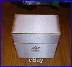 Vintage Coeur Joie Crystal Lalique Perfume Bottle Nina Ricci In Satin Box