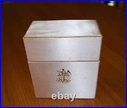 Vintage Coeur Joie Crystal Lalique Perfume Bottle Nina Ricci In Satin Box Vintage Coeur Joie Crystal Lalique Perfume Bottle Nina Ricci In Satin Box