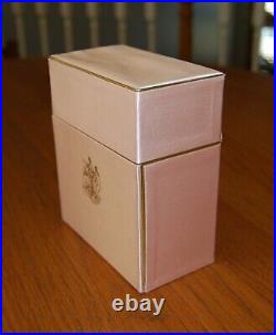 Vintage Coeur Joie Crystal Lalique Perfume Bottle Nina Ricci In Satin Box Vintage Coeur Joie Crystal Lalique Perfume Bottle Nina Ricci In Satin Box