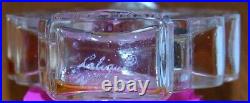 Vintage Coeur Joie Crystal Lalique Perfume Bottle Nina Ricci In Satin Box Vintage Coeur Joie Crystal Lalique Perfume Bottle Nina Ricci In Satin Box