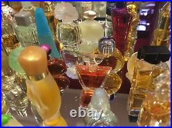 Vintage Collectible Miniature Perfume Eau de Toilettte 78 bottles