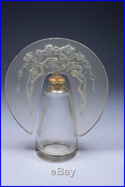 Vintage Commercial Perfume Art Deco Bottle after Lalique Nudes D'Orsay France