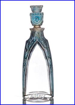 Vintage Commercial Perfume Bottle Baccarat City of Paris AH! PARIS Glass