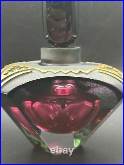 Vintage Correia Art Glass Perfume Bottle 1991