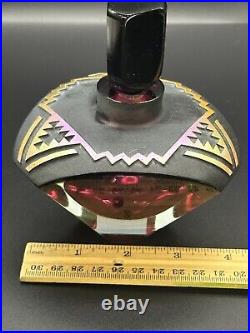 Vintage Correia Art Glass Perfume Bottle 1991