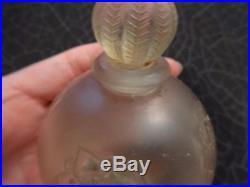 Vintage Coty A Suma Empty Perfume Bottle on Stand (pb173) RARE
