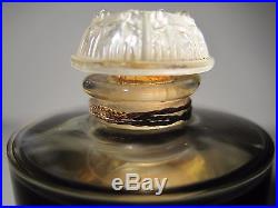 Vintage Coty Chypre De Coty Perfume Lalique Signed Bottle 1 oz 30 ml
