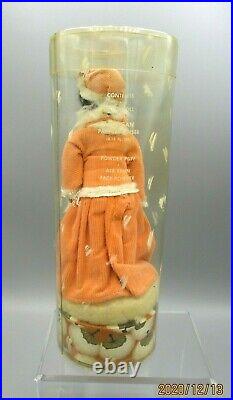 Vintage Coty L'Origan Figural Doll with Purse Perfume Bottle and Powder