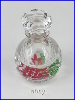 Vintage Cristal Crystal Saint Louis Ivoire De Balmain France Bottle With Stopper