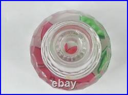 Vintage Cristal Crystal Saint Louis Ivoire De Balmain France Bottle With Stopper