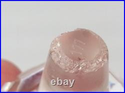 Vintage Cristal Crystal Saint Louis Ivoire De Balmain France Bottle With Stopper