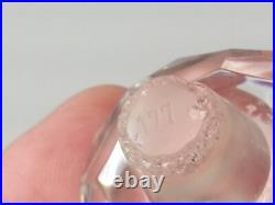 Vintage Cristal Crystal Saint Louis Ivoire De Balmain France Bottle With Stopper