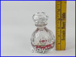 Vintage Cristal Crystal Saint Louis Ivoire De Balmain France Bottle With Stopper