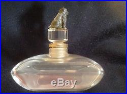 Vintage Cristal Nancy Toujours Fidele D'orsay Perfume Bottle Bulldog Stopper