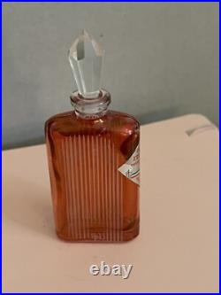 Vintage Crystal Italian Red Glass Perfume Bottle