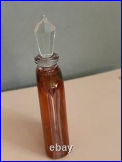 Vintage Crystal Italian Red Glass Perfume Bottle