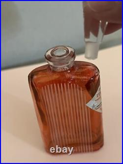 Vintage Crystal Italian Red Glass Perfume Bottle