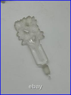 Vintage Crystal Perfume Bottle Lot of 3 Morlee Color Czechoslovakia