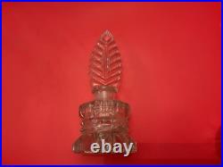 Vintage Cut Crystal Perfume Bottle Lot With Mirrored Vanity Tray