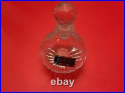 Vintage Cut Crystal Perfume Bottle Lot With Mirrored Vanity Tray