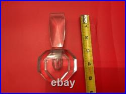 Vintage Cut Crystal Perfume Bottle Lot With Mirrored Vanity Tray