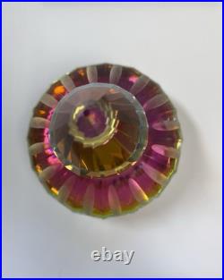 Vintage Cut Crystal Rainbow Perfume Bottle Heavy 5lb+ X-Large Very Rare Vintage Cut Crystal Rainbow Perfume Bottle Heavy 5lb+ X-Large Very Rare