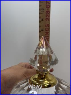 Vintage Cut Crystal Rainbow Perfume Bottle Heavy 5lb+ X-Large Very Rare Vintage Cut Crystal Rainbow Perfume Bottle Heavy 5lb+ X-Large Very Rare