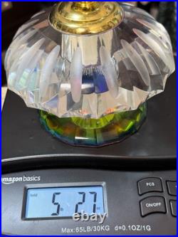 Vintage Cut Crystal Rainbow Perfume Bottle Heavy 5lb+ X-Large Very Rare Vintage Cut Crystal Rainbow Perfume Bottle Heavy 5lb+ X-Large Very Rare