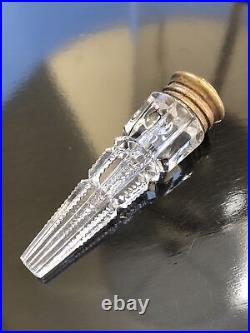 Vintage Cut Crystal Tear Catcher Perfume Vial