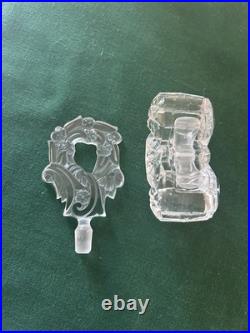 Vintage Czech Perfume Bottles Figural Floral Lot Of 3