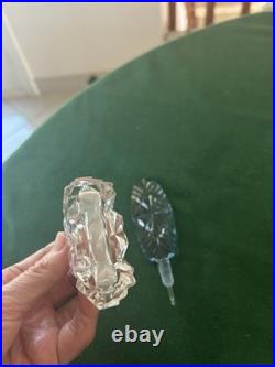 Vintage Czech Perfume Bottles Figural Floral Lot Of 3