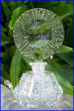 Vintage Czech Perfume Scent BottleDauber Intact4.75 TallHighly Collectible