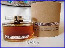 Vintage D'ORSAY DUO Parfum / Perfume, Sealed BACCARAT Bottle in Box