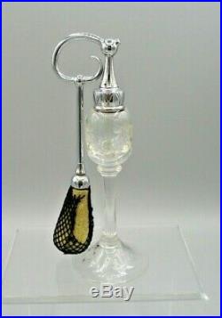 Vintage DeVilbiss Rock Crystal Perfume Bottle 1928
