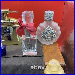 Vintage Decorative Perfume Bottle Collection Crystal, Art Glass, Novelty Bottles