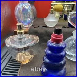 Vintage Decorative Perfume Bottle Collection Crystal, Art Glass, Novelty Bottles